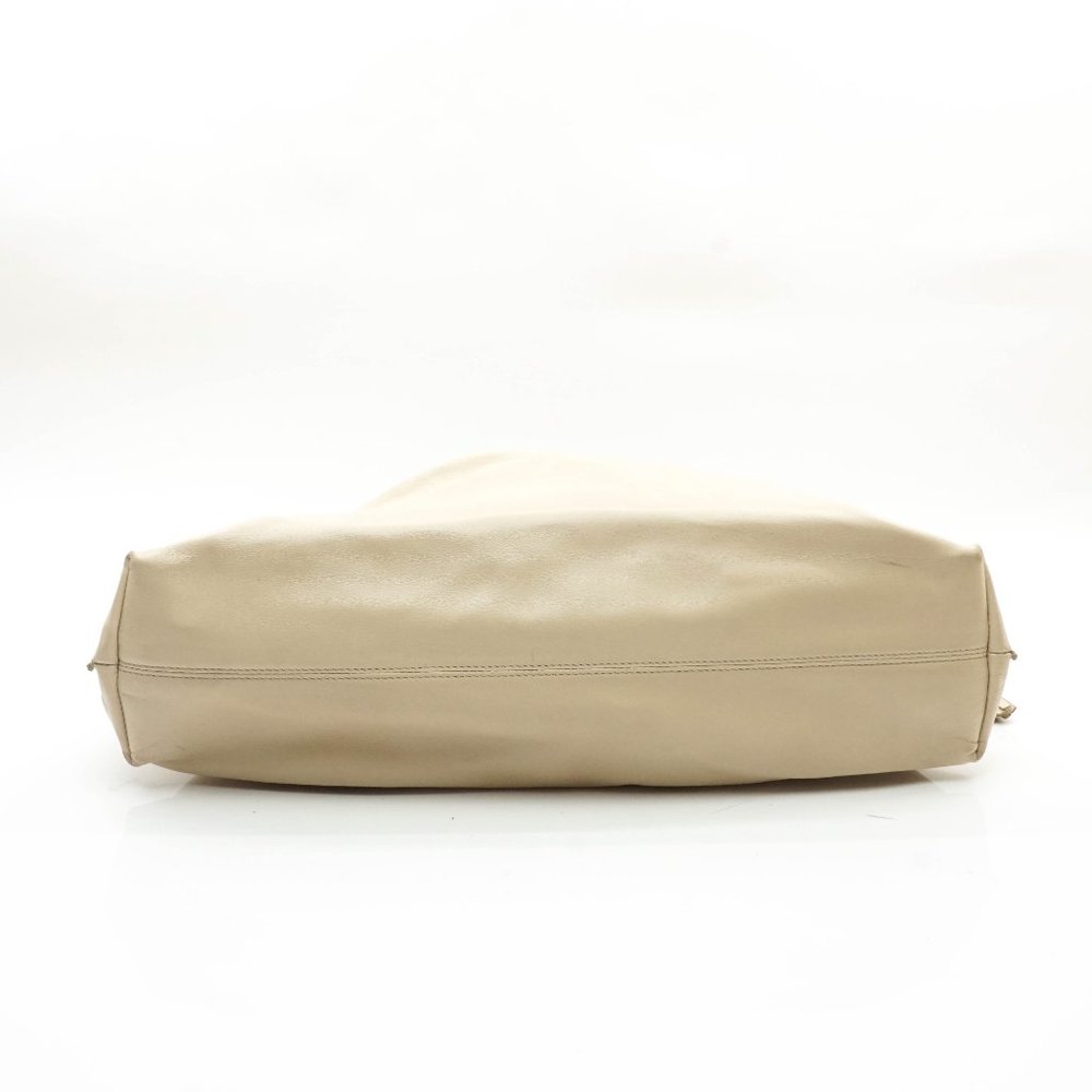 Auth Gucci Shoulder Bag Leather Cream #13268G67 - Picture 6 of 14